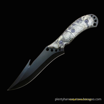 Fixed-Blade Knife with Camouflage (#3418)